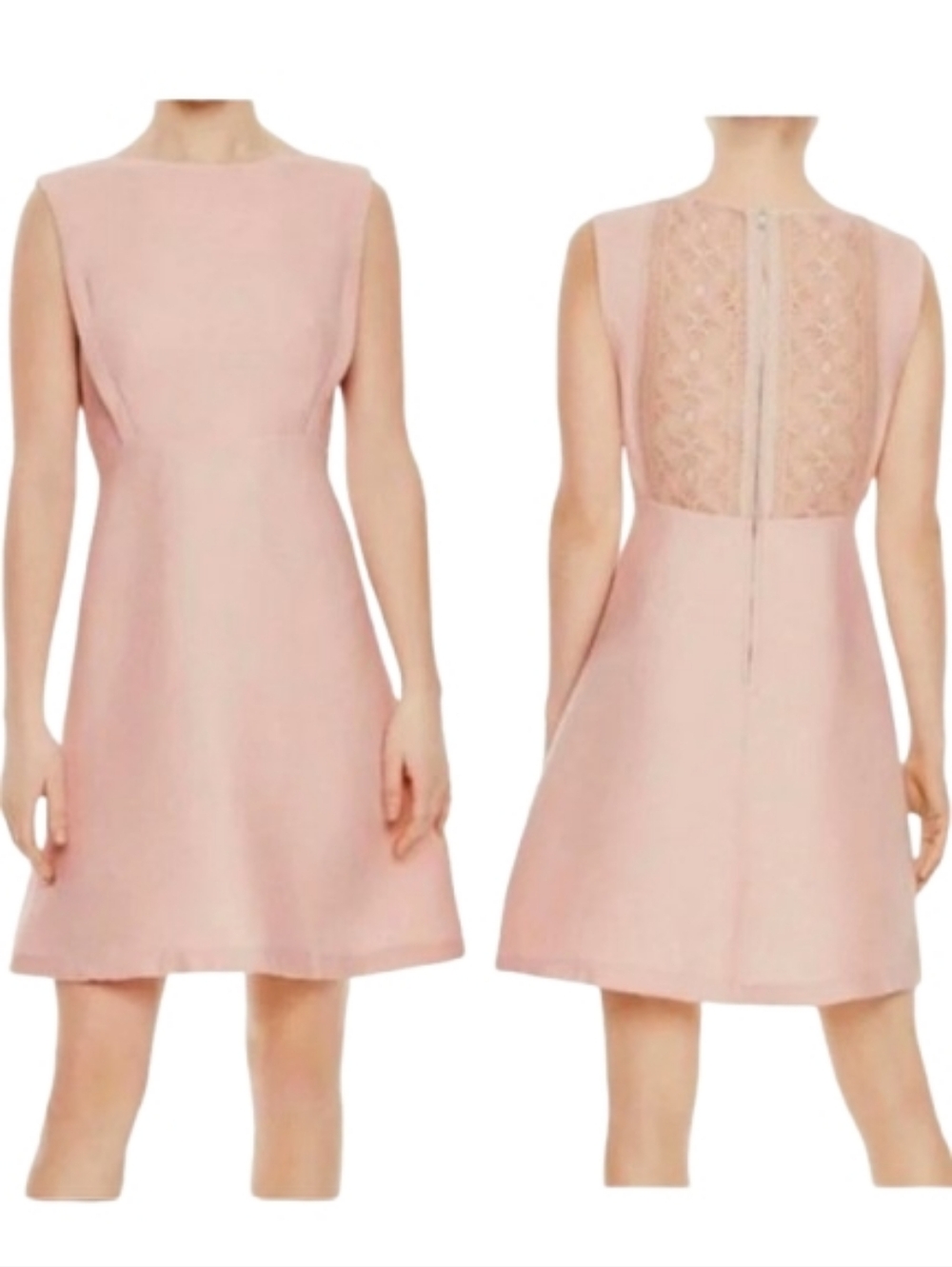 SANDRO PARIS Tolina Lace Back Dress